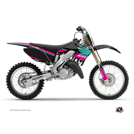 Kit Deco Moto Cross Nasting Honda 125 CR Turquoise