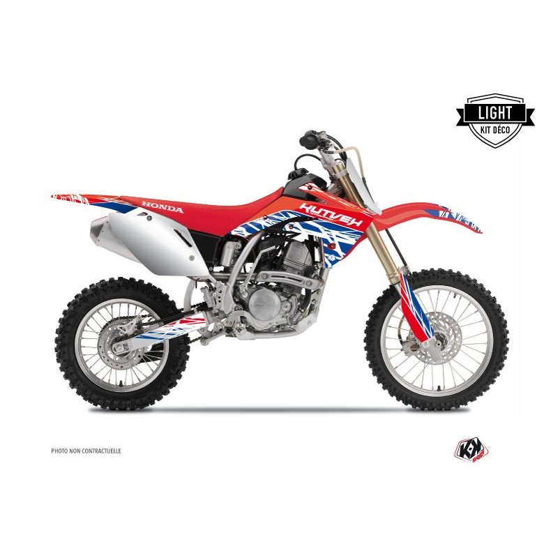 Kit Deco Moto Cross Eraser Honda 125 CR Rouge Bleu