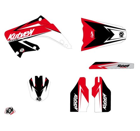 Kit Deco Moto Cross Stage Honda 125 CR Rouge