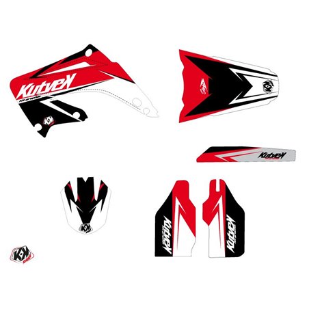 Kit Deco Moto Cross Stage Honda 125 CR Rouge