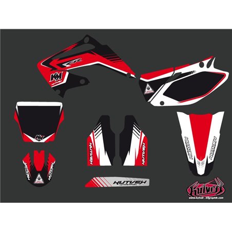 Kit Deco Moto Cross Pulsar Honda 125 CR Noir