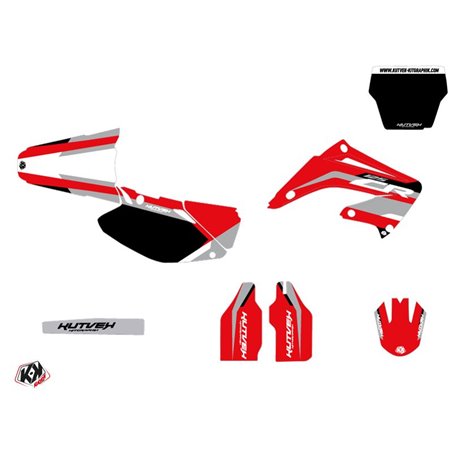 Kit Deco Moto Cross League Honda 125 CR Gris