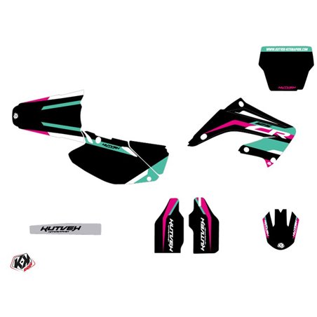 Kit Deco Moto Cross League Honda 125 CR Turquoise