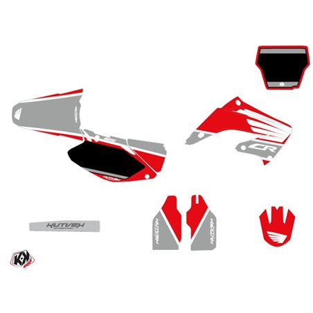 Kit Deco Moto Cross Wing Honda 125 CR Gris