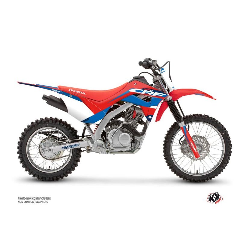 Kit Deco Moto Cross League Honda 125F CRF Rouge