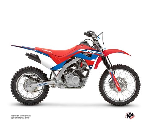 Kit Deco Moto Cross League Honda 125F CRF Rouge