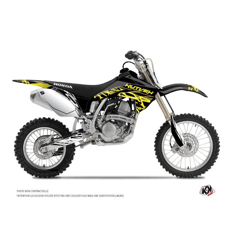 Kit Deco Moto Cross Eraser Fluo Honda 150 CRF Jaune