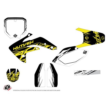 Kit Deco Moto Cross Eraser Fluo Honda 150 CRF Jaune