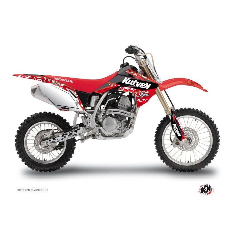 Kit Deco Moto Cross Predator Honda 150 CRF Rouge