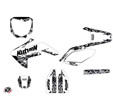 Kit Deco Moto Cross Predator Honda 150 CRF Blanc