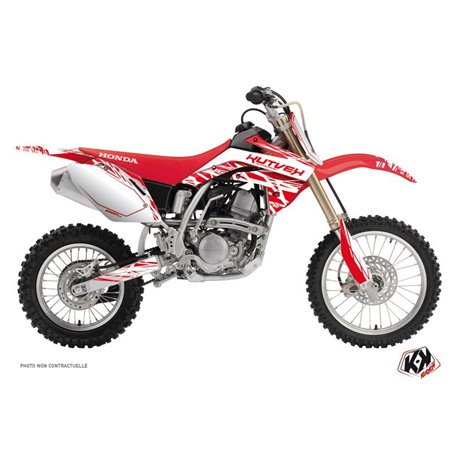 Kit Deco Moto Cross Eraser Honda 150 CRF Blanc Rouge