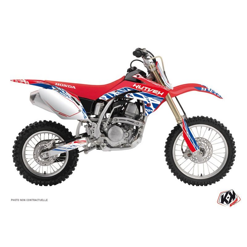 Kit Deco Moto Cross Eraser Honda 150 CRF Rouge Bleu