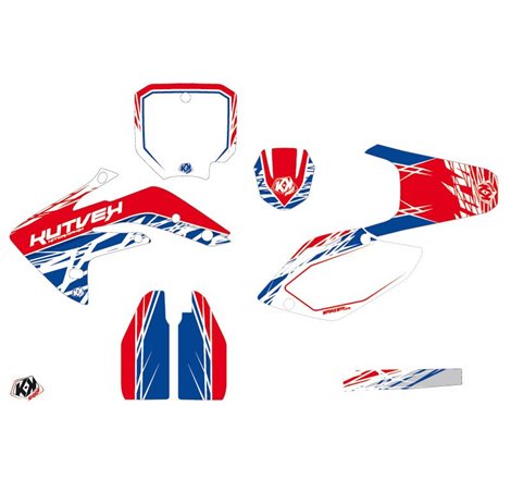 Kit Deco Moto Cross Eraser Honda 150 CRF Rouge Bleu