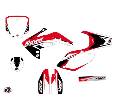 Kit Deco Moto Cross Stage Honda 150 CRF Rouge