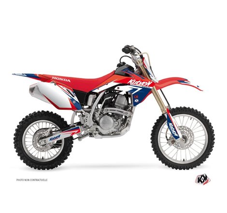 Kit Deco Moto Cross Stage Honda 150 CRF Bleu Rouge