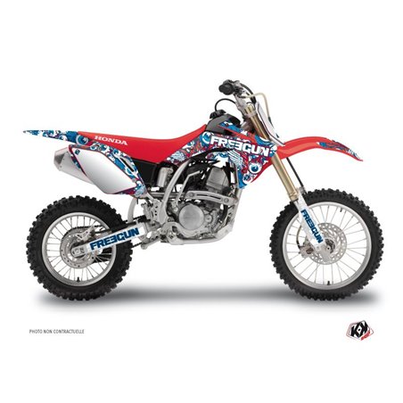 Kit Deco Moto Cross Freegun Eyed Honda 150 CRF Rouge