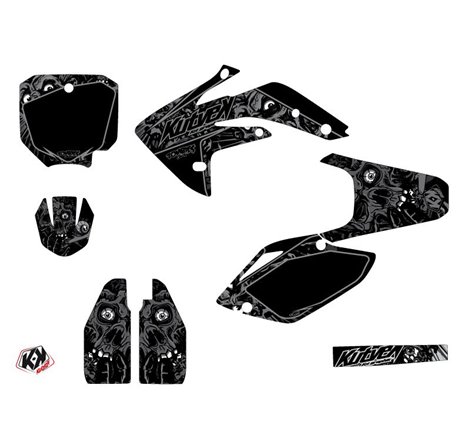 Kit Deco Moto Cross Zombies Dark Honda 150 CRF Noir