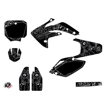 Kit Deco Moto Cross Zombies Dark Honda 150 CRF Noir