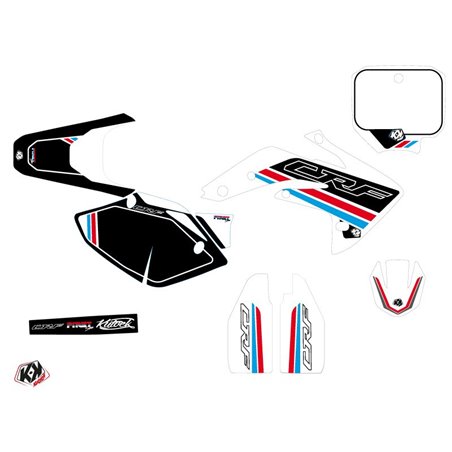 Kit Deco Moto Cross First Honda 150R CRF Blanc