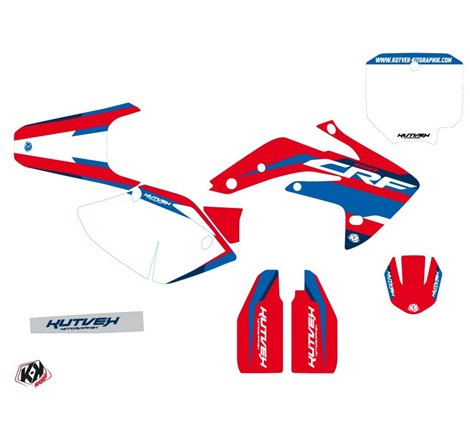 Kit Deco Moto Cross League Honda 150R CRF Rouge