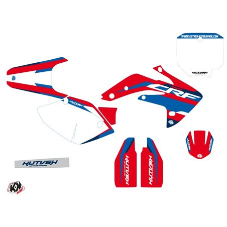 Kit Deco Moto Cross League Honda 150R CRF Rouge