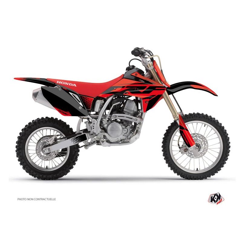 Kit Deco Moto Cross Nasting Honda 150R CRF Rouge Noir