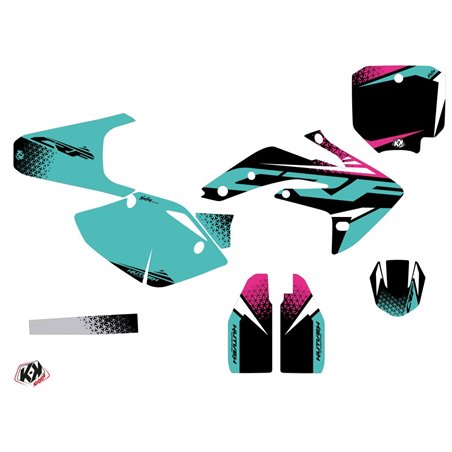 Kit Deco Moto Cross Nasting Honda 150R CRF Turquoise