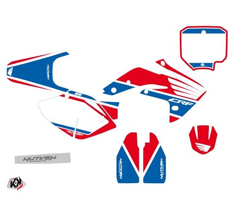 Kit Deco Moto Cross Wing Honda 150R CRF Bleu