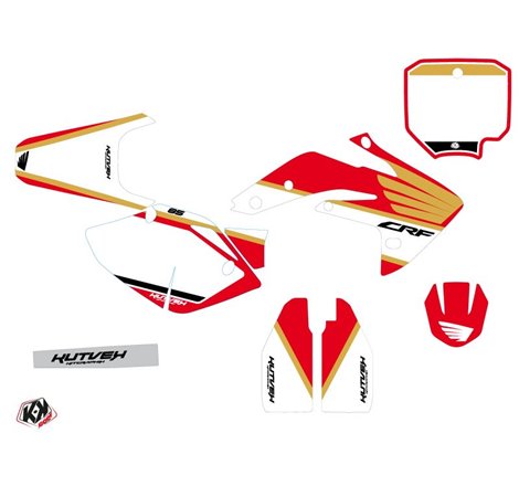 Kit Deco Moto Cross Wing Honda 150R CRF Blanc