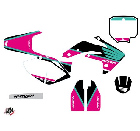 Kit Deco Moto Cross Wing Honda 150R CRF Turquoise