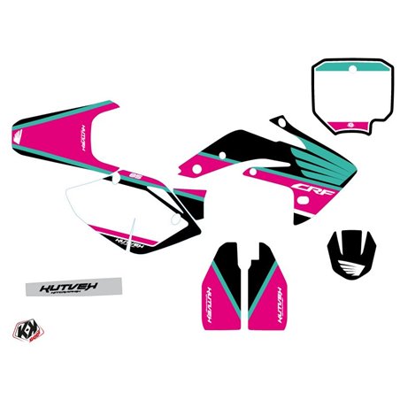 Kit Deco Moto Cross Wing Honda 150R CRF Turquoise