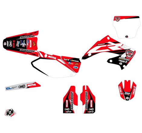 Kit Deco Moto Cross Replica Team SR Honda 250 CR 2018-2019