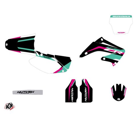 Kit Deco Moto Cross League Honda 250 CR Turquoise