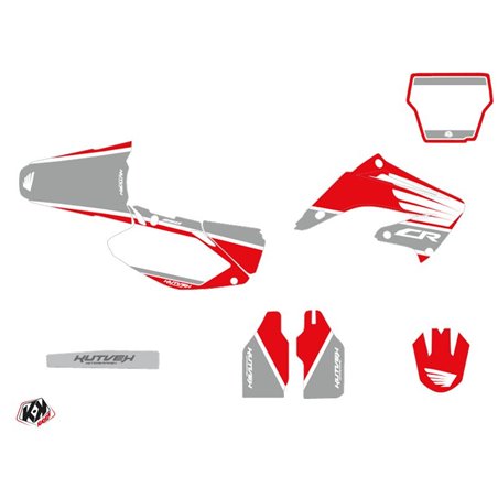 Kit Deco Moto Cross Wing Honda 250 CR Gris