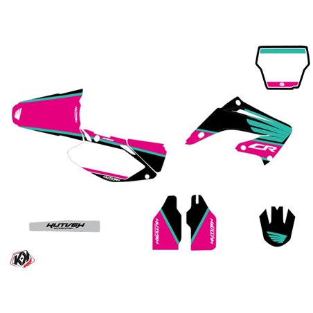 Kit Deco Moto Cross Wing Honda 250 CR Turquoise