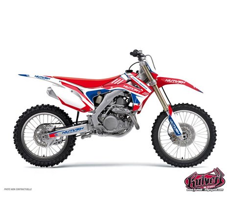 Kit Deco Moto Cross Chrono Honda 250 CR Bleu