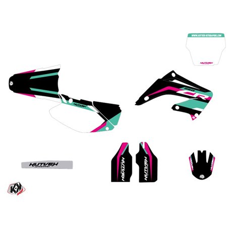 Kit Deco Moto Cross League Honda 250 CR Turquoise