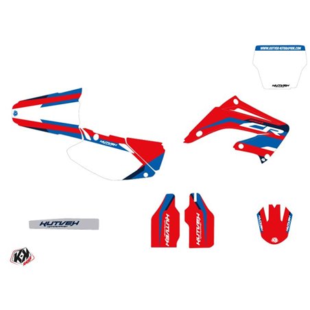 Kit Deco Moto Cross League Honda 250 CR Rouge