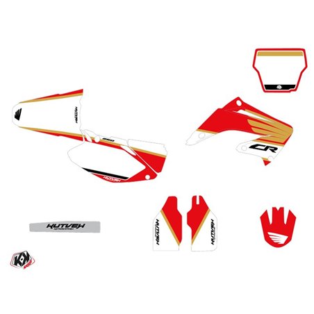 Kit Deco Moto Cross Wing Honda 250 CR Blanc