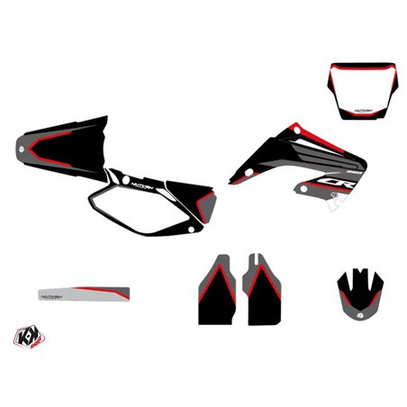 Kit Deco Moto Cross Dyna Honda 250 CR Noir