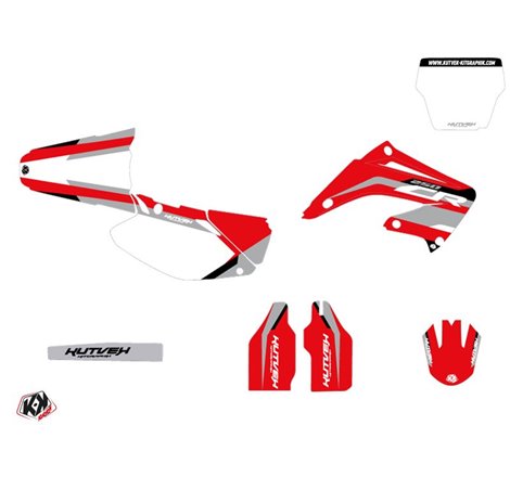 Kit Deco Moto Cross League Honda 250 CR Gris