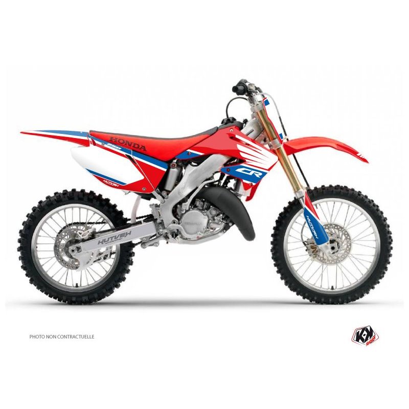 Kit Deco Moto Cross Wing Honda 250 CR Bleu