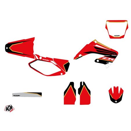 Kit Deco Moto Cross Dyna Honda 250 CR Gold