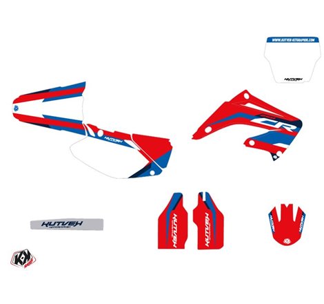 Kit Deco Moto Cross League Honda 250 CR Rouge