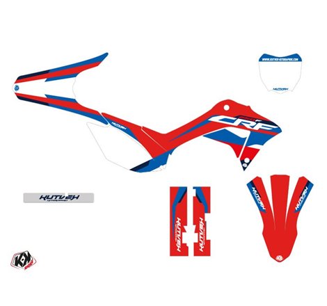 Kit Deco Moto Cross League Honda 250F CRF Rouge
