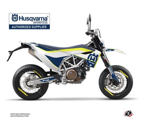 Kit Deco Moto Cross Heritage Husqvarna 701 Supermoto Jaune