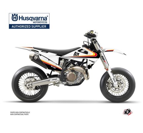 Kit Deco Moto Cross Legacy Husqvarna 450 FS Noir Jaune