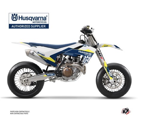 Kit Deco Moto Cross Orbit Husqvarna 450 FS Blanc