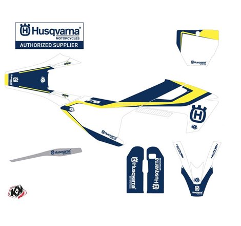 Kit Deco Moto Cross Legend Husqvarna 450 FS Bleu