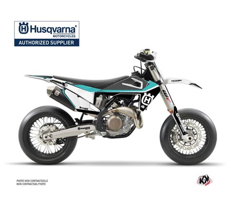 Kit Deco Moto Cross Legend Husqvarna 450 FS Turquoise